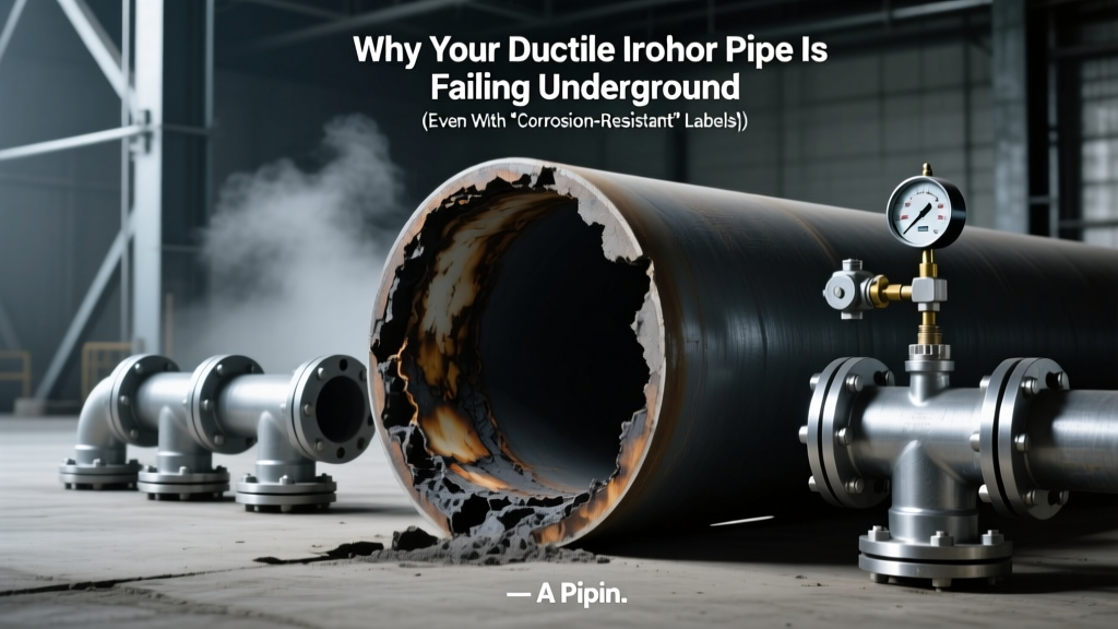 Why Your Ductile Iron Pipe Is Failing Underground (Even With 'Corrosion-Resistant' Labels) — A Piping Engineer’s Field-Tested Guide to Real Corrosion Resistance and Protection Strategies That Pass ASME B31.1 Stress & Soil Chemistry Validation