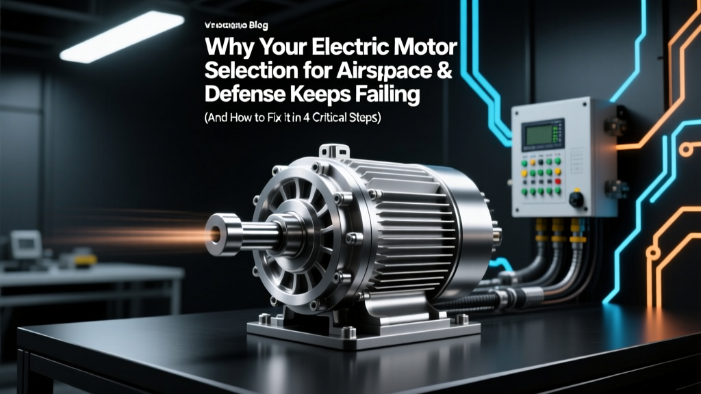Why Your Electric Motor Selection for Aerospace & Defense Keeps Failing (And How to Fix It in 4 Critical Steps: Material Integrity, Thermal Management, EMI Hardening, and MIL-STD-810G Compliance)
