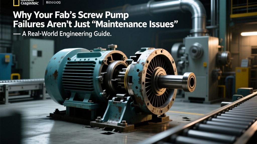 Why Your Fab’s Screw Pump Failures Aren’t Just ‘Maintenance Issues’ — A Real-World Engineering Guide to Screw Pump Applications in Semiconductor Manufacturing (With NPSH Fixes, Cleanroom Material Specs, and 3 Immediate Quick Wins You Can Deploy Today)