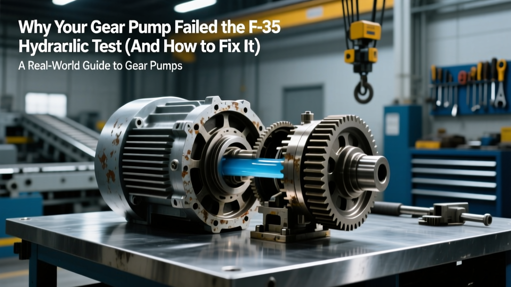 Why Your Gear Pump Failed the F-35 Hydraulic Test (And How to Fix It): A Real-World Guide to Gear Pump Applications in Aerospace & Defense — Material Specs, Selection Pitfalls, and MIL-STD-810G Operational Truths