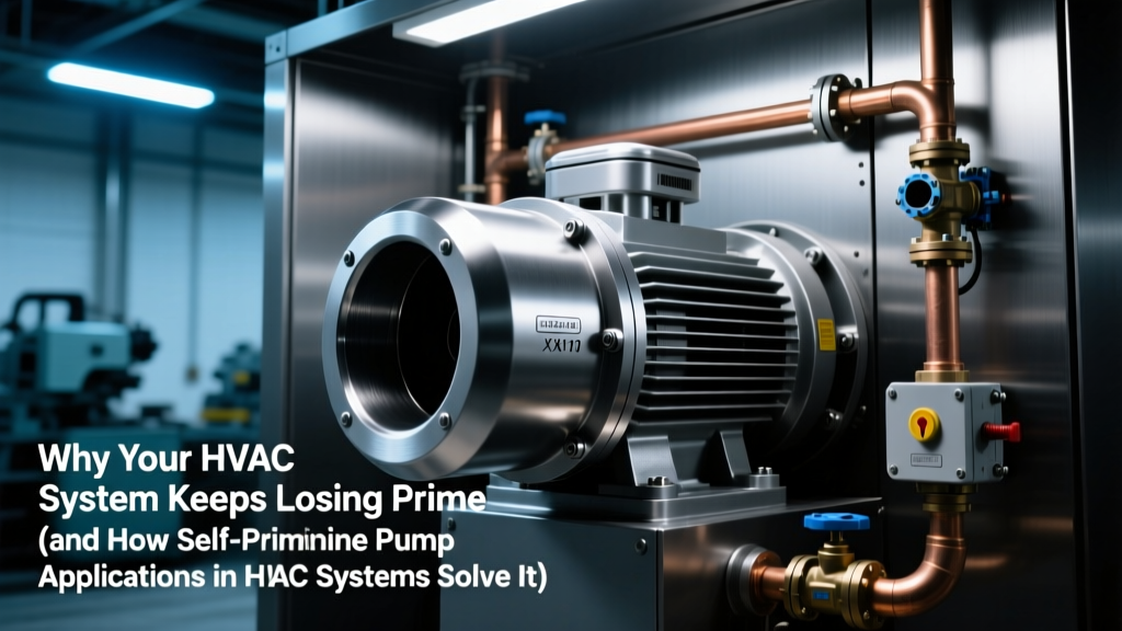 Why Your HVAC System Keeps Losing Prime (and How Self-Priming Pump Applications in HVAC Systems Solve It for Good — Without Rewiring, Relocating, or Re-Engineering the Entire Loop)