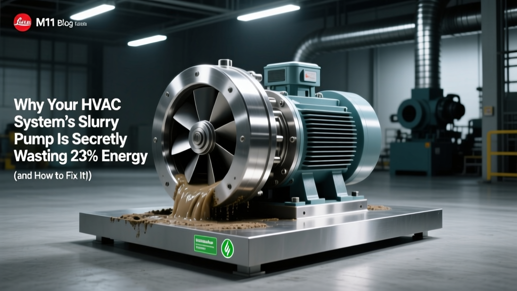 Why Your HVAC System’s Slurry Pump Is Secretly Wasting 23% Energy (and How to Fix It): A Sustainable, Code-Compliant Guide to Slurry Pump Applications in HVAC & Building Services for District Energy, Geothermal, and Biomass Integration