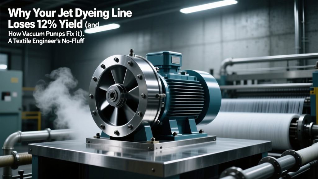 Why Your Jet Dyeing Line Loses 12% Yield (and How Vacuum Pumps Fix It): A Textile Engineer’s No-Fluff Guide to Vacuum Pump Applications in Textile Manufacturing — Selection Criteria, Corrosion-Resistant Materials, NPSH Realities, and 4 Field-Validated Best Practices