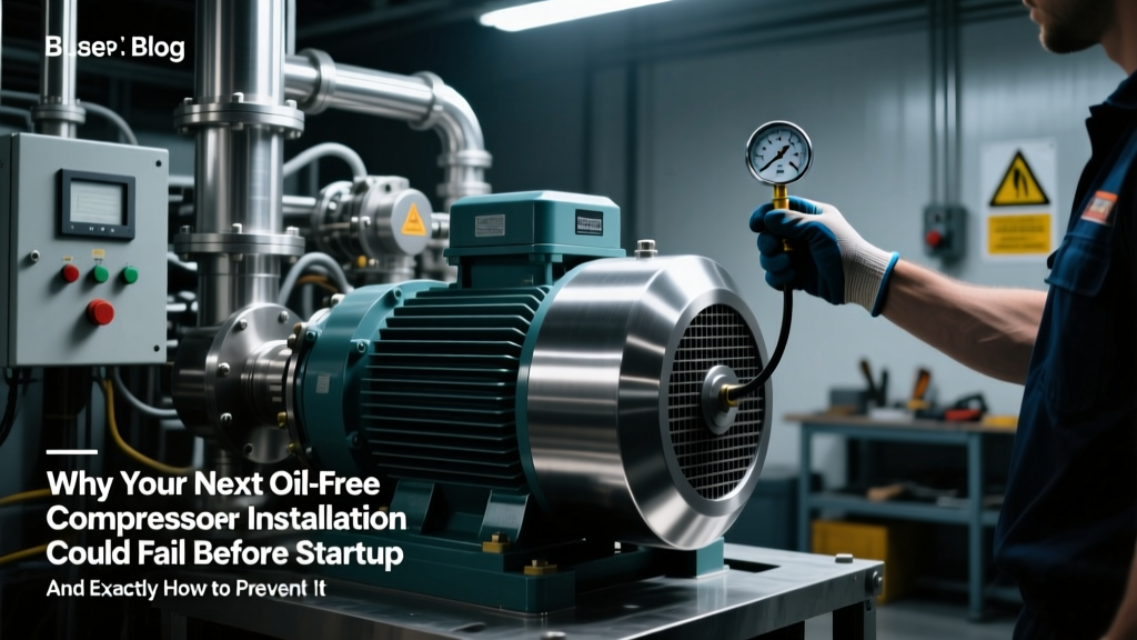 Why Your Next Oil-Free Compressor Installation Could Fail Before Startup (And Exactly How to Prevent It): A Field Engineer’s Real-World Guide to Commissioning Oil-Free Compressor Applications in Industry — From ISO 8573-1 Class 0 Air Validation to Thermal Expansion Mismatch Fixes