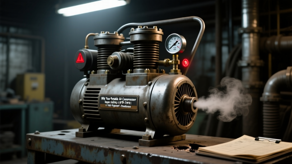 Why Your Portable Air Compressor Keeps Failing at 90 PSI (Not 150 PSI): A Field-Engineer’s Breakdown of Every Critical Component—Impellers, Casings, Seals, Bearings & Accessories—With Real-World Failure Modes, ISO 8573-1 Clean Air Class Impacts, and Maintenance Triggers You’re Missing.