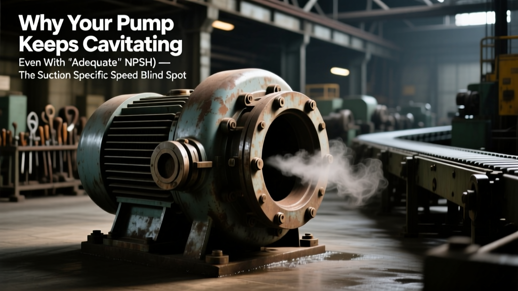 Why Your Pump Keeps Cavitating (Even With 'Adequate' NPSH) — The Suction Specific Speed Blind Spot That Wastes 12–18% Energy Year After Year