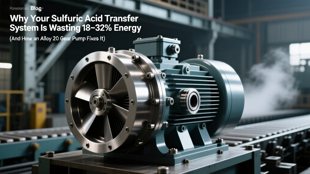 Why Your Sulfuric Acid Transfer System Is Wasting 18–32% Energy (And How an Alloy 20 Gear Pump Fixes It — Without Sacrificing Corrosion Resistance or Lifetime)