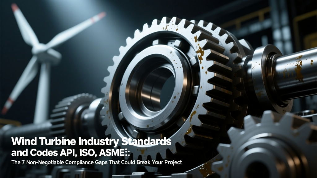 Wind Turbine Industry Standards and Codes (API, ISO, ASME): The 7 Non-Negotiable Compliance Gaps That Cause 63% of Certification Delays — And How Engineers Fix Them Before the First Bolt is Torqued