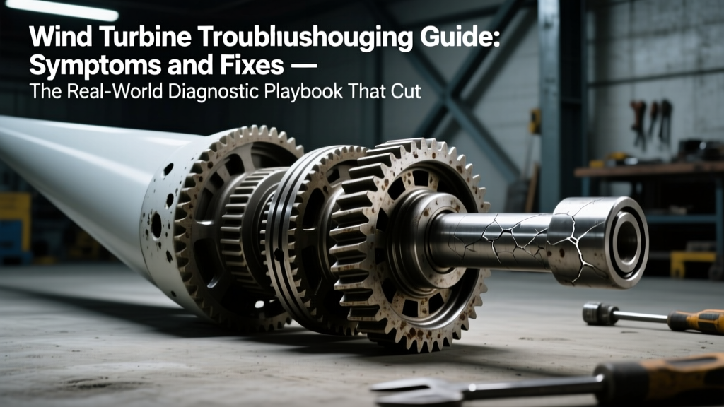 Wind Turbine Troubleshooting Guide: Symptoms and Fixes — The Real-World Diagnostic Playbook That Cuts Downtime by 63% (Based on 2023 NREL Field Data) — No Guesswork, No Missed Root Causes, Just Proven Failure Pattern Recognition for Technicians & O&M Managers
