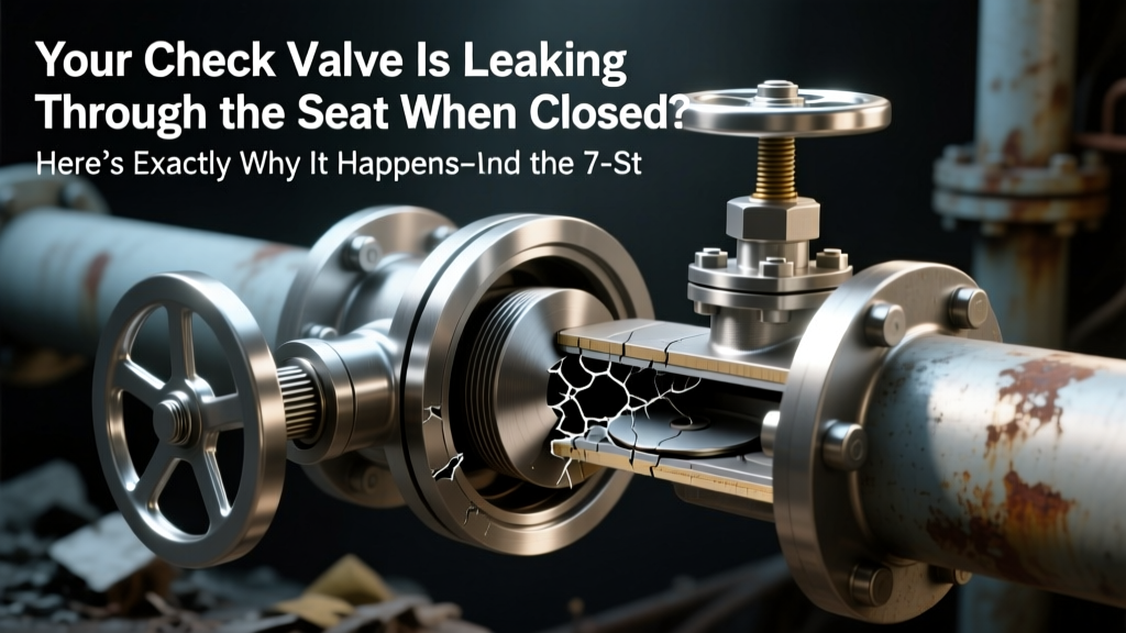 Your Check Valve Is Leaking Through the Seat When Closed? Here’s Exactly Why It Happens—and the 7-Step Field-Proven Protocol Engineers Use to Stop It Permanently (Without Replacing the Entire Valve)
