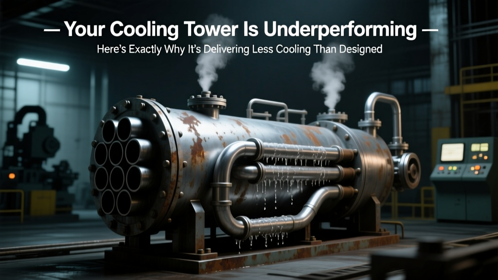 Your Cooling Tower Is Underperforming — Here’s Exactly Why It’s Delivering Less Cooling Than Design Capacity (and 7 Field-Validated Fixes You Can Implement This Week)
