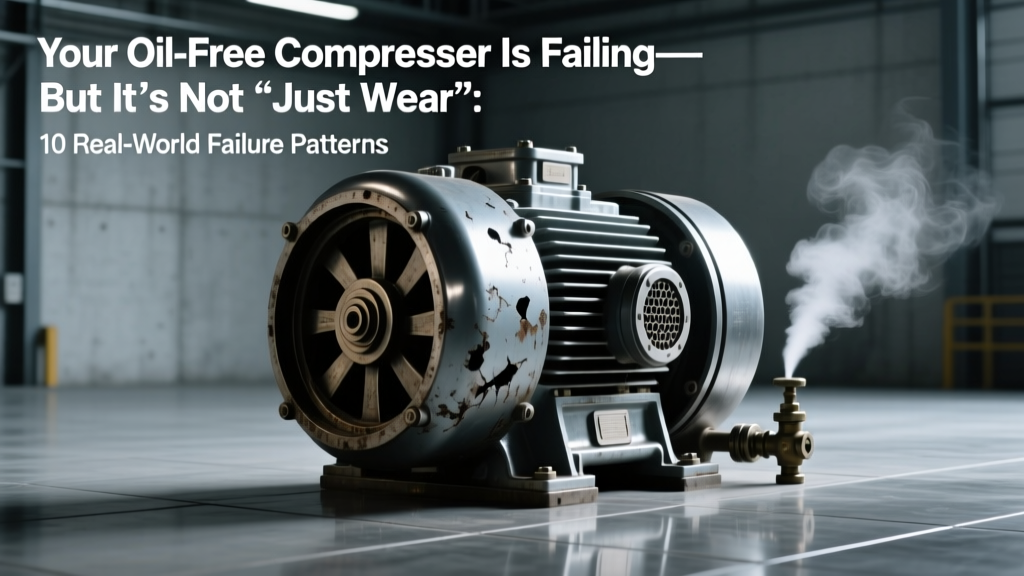 Your Oil-Free Compressor Is Failing—But It’s Not ‘Just Wear’: 10 Real-World Failure Patterns (With Root-Cause Diagnostics, ISO 8573-1 Air Purity Data, and Field-Validated Fixes Used in Pharma & Semiconductor Plants)