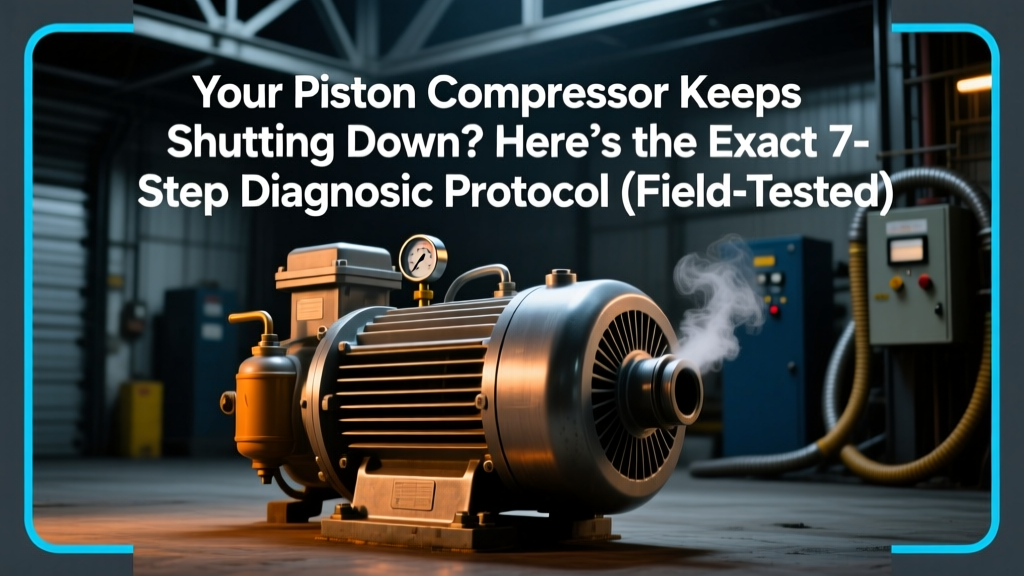 Your Piston Compressor Keeps Shutting Down? Here’s the Exact 7-Step Diagnostic Protocol (Field-Tested by Industrial Maintenance Teams) — No Guesswork, No Downtime Escalation, Just Root-Cause Resolution in Under 90 Minutes