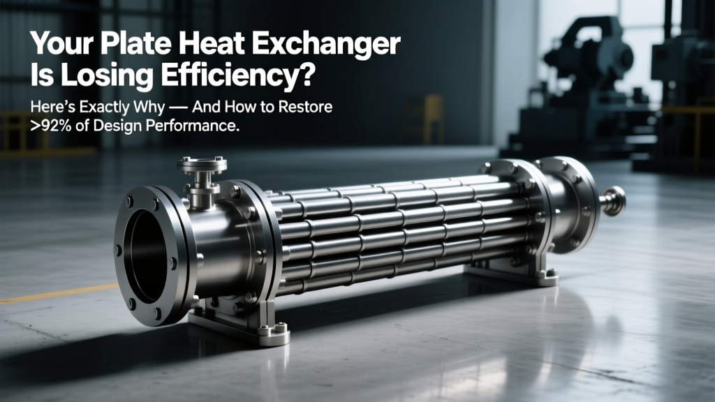 Your Plate Heat Exchanger Is Losing Efficiency? Here’s Exactly Why — And How to Restore >92% of Design Heat Transfer in Under 4 Hours (No Guesswork, No Downtime)