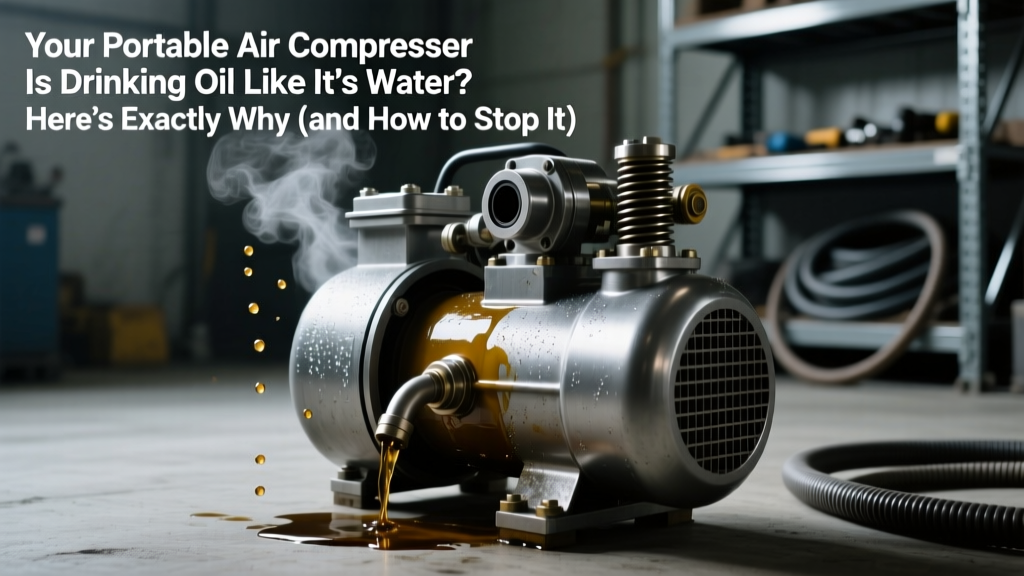 Your Portable Air Compressor Is Drinking Oil Like It’s Water? Here’s Exactly Why (and How to Stop It in Under 45 Minutes Without Replacing the Unit)