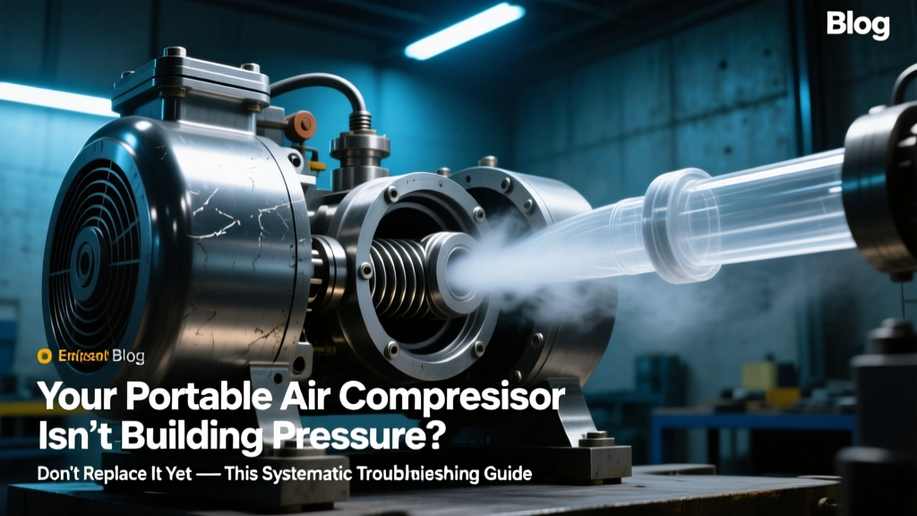 Your Portable Air Compressor Isn’t Building Pressure? Don’t Replace It Yet — This Systematic Troubleshooting Guide Reveals the 7 Most Common Energy-Wasting Failures (and How to Fix Them in Under 20 Minutes Without Tools)