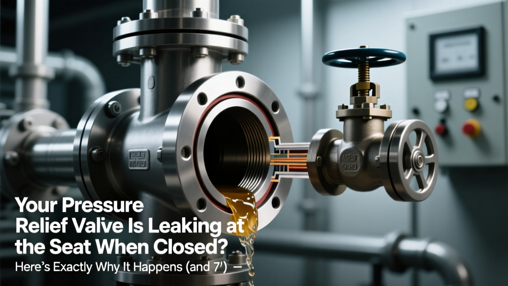 Your Pressure Relief Valve Is Leaking at the Seat When Closed? Here’s Exactly Why It Happens (and 7 Field-Tested Fixes You Can Apply Before Lunch—No Special Tools Required)