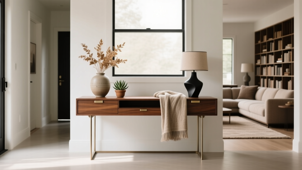30 Console Table Ideas For Entryways And Hallways