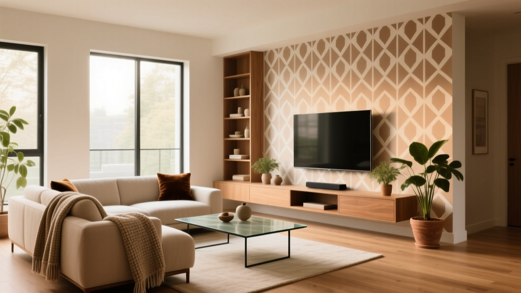 20 Ways To Use Wallpaper To Define A Living Room