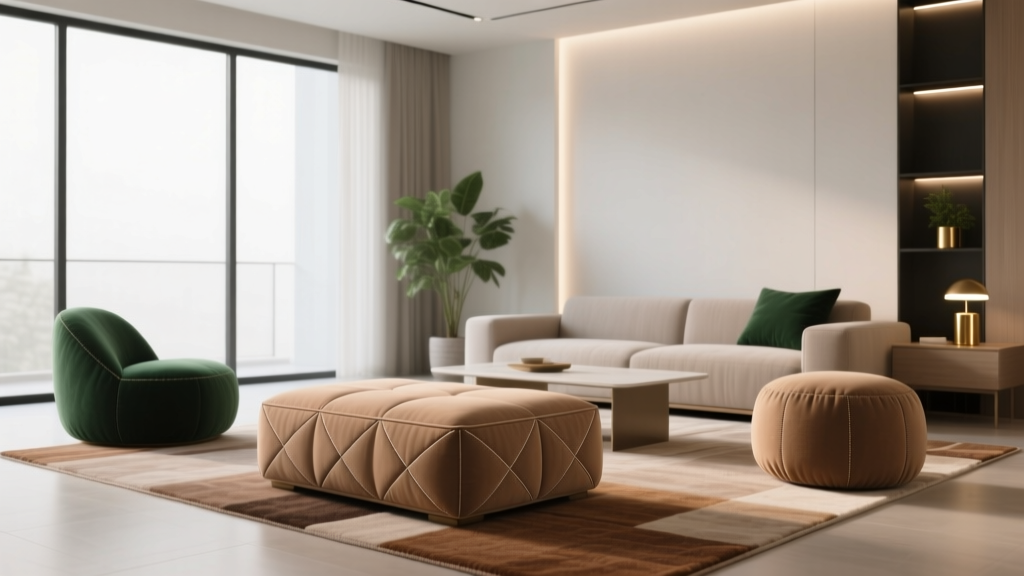 The Complete Guide To Ottoman And Pouf Styling