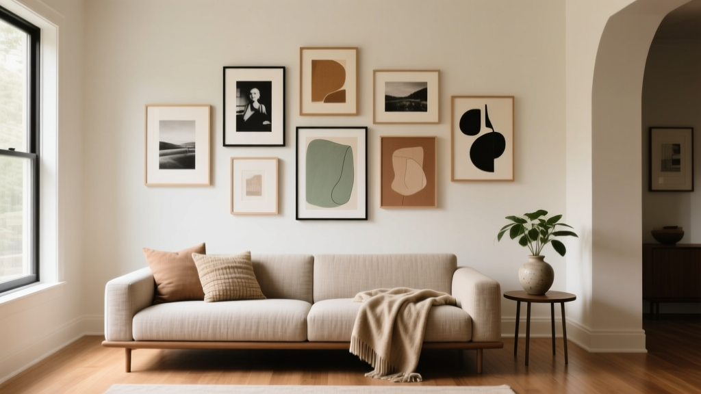 Gallery Wall Guide Hanging Art Above Your Sofa