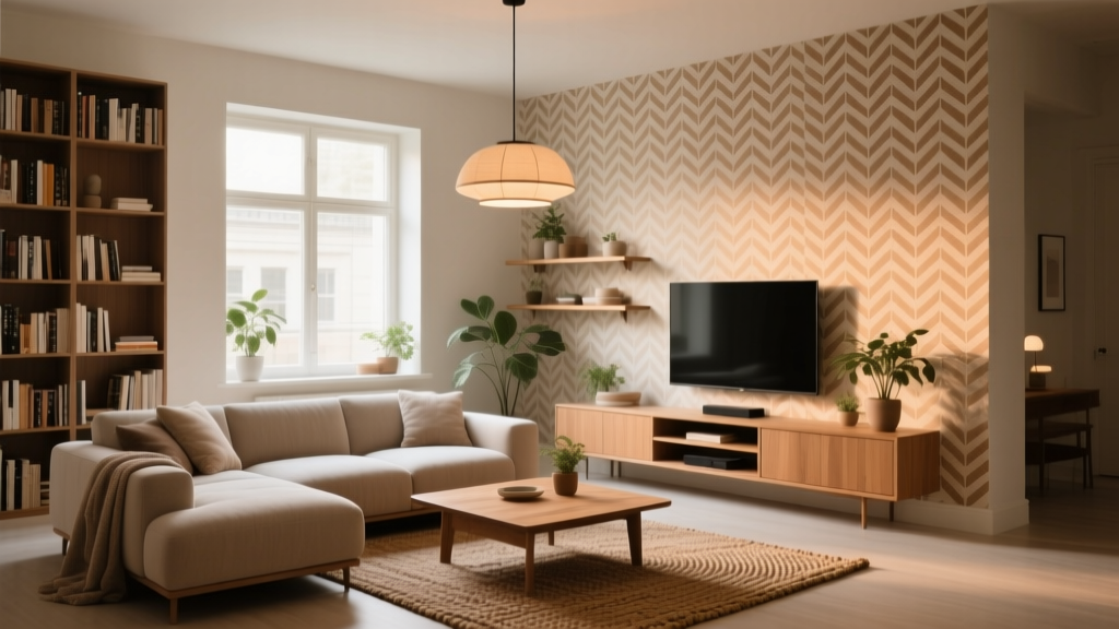 40 Ways To Use Wallpaper To Define A Living Room