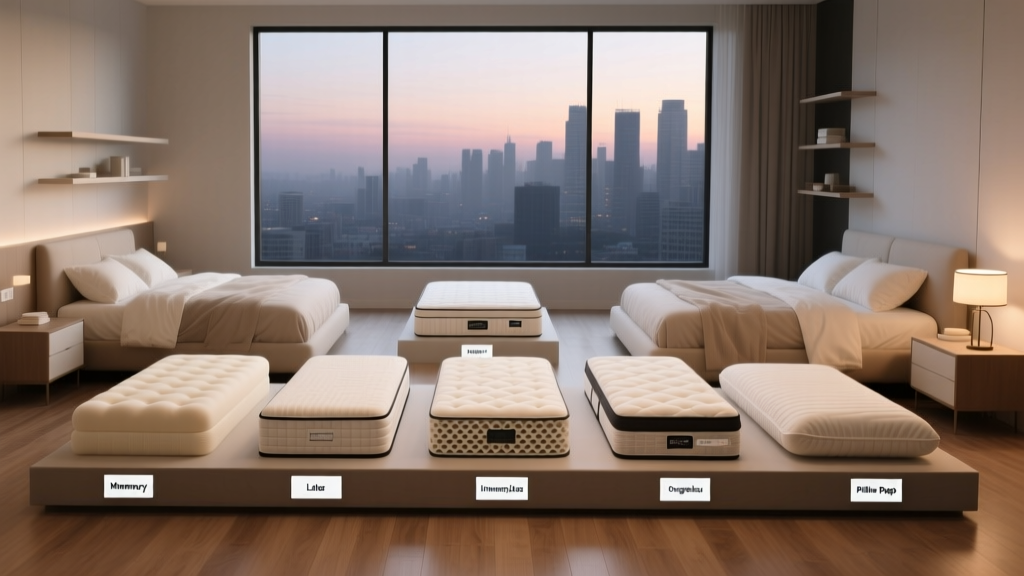 8 Mattress Types Compared Memory Foam Vs Latex Vs Hybrid