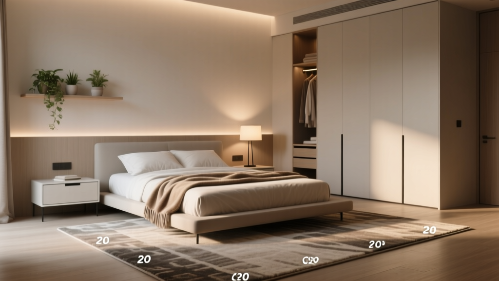 20 Bedroom Rug Placement Rules You Should Follow