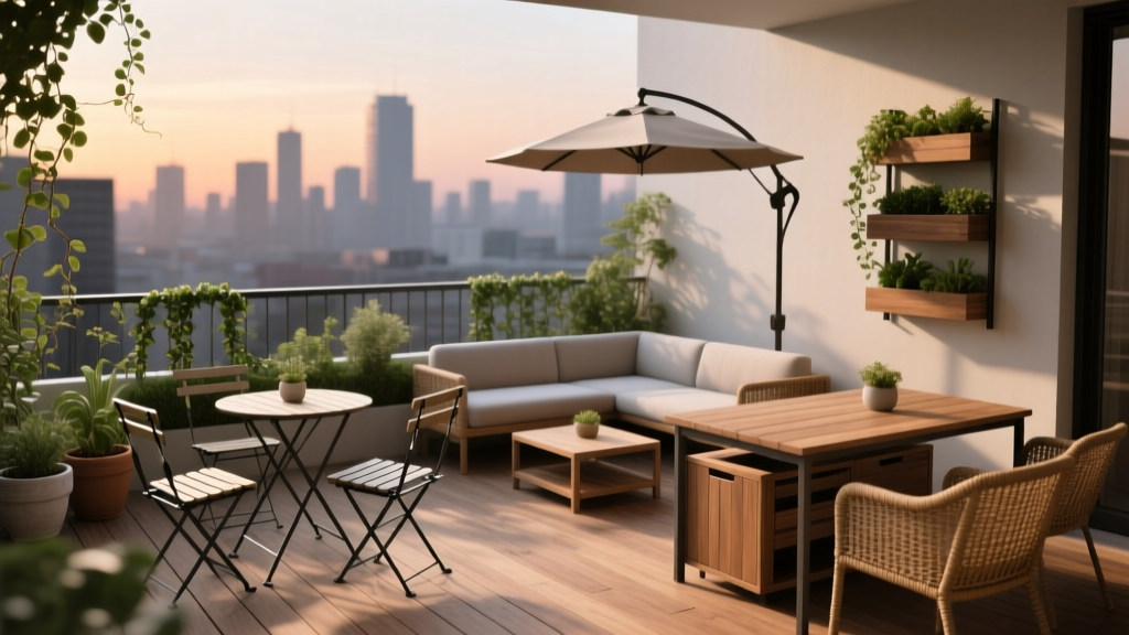 5 Balcony Furniture Ideas For Apartment Living