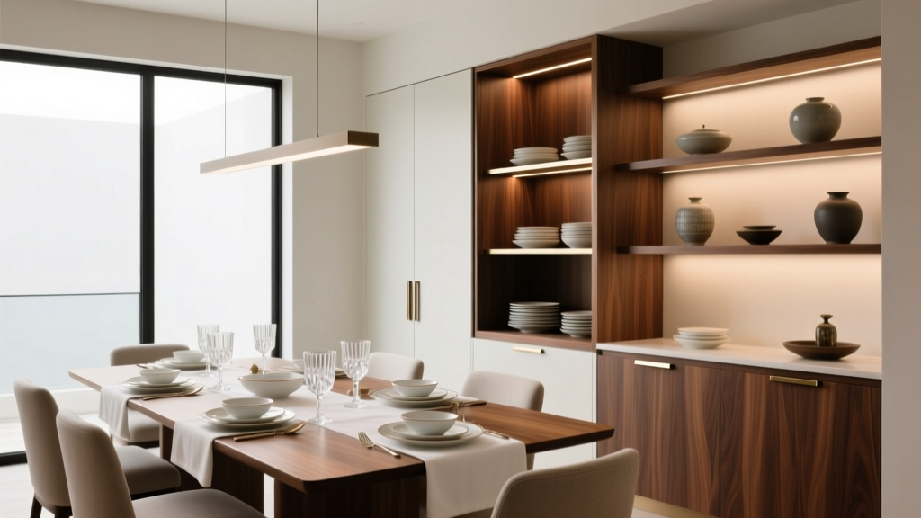 Dining Room Hutch Vs Open Shelving Storage Styles