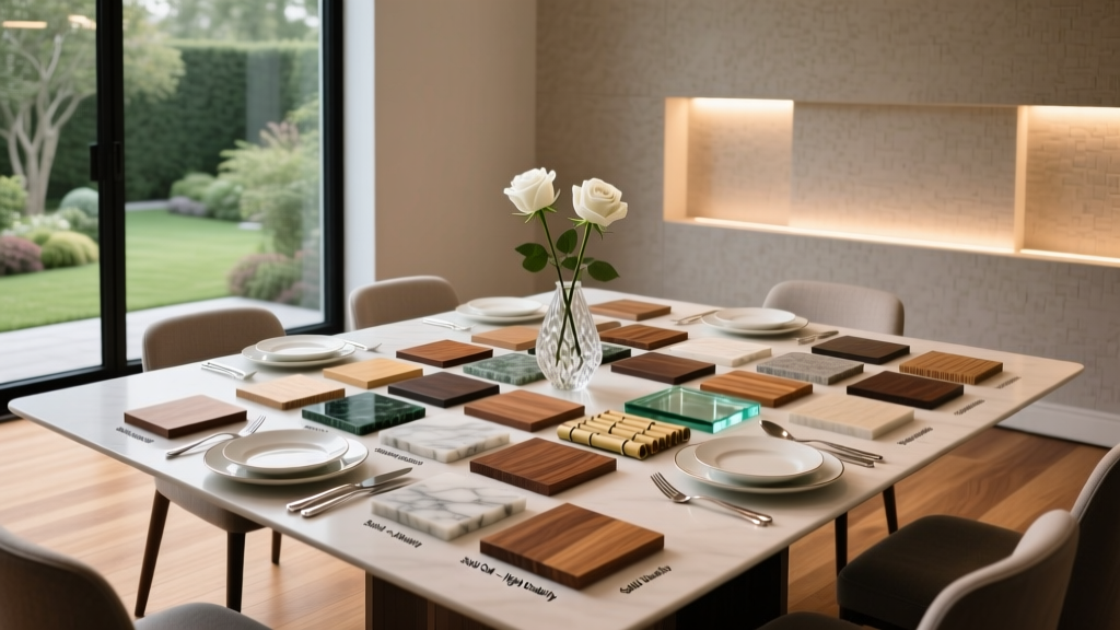 25 Dining Table Materials Compared By Durability