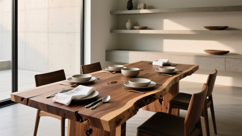 Live Edge Dining Tables Natural Beauty And Maintenance