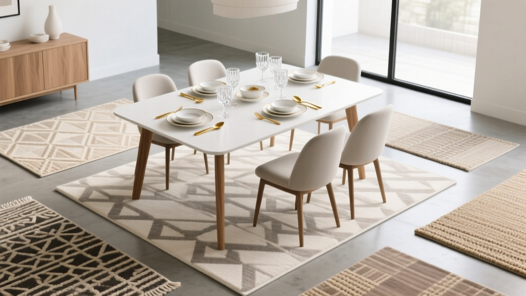 40 Dining Room Rug Sizes That Work Under Tables