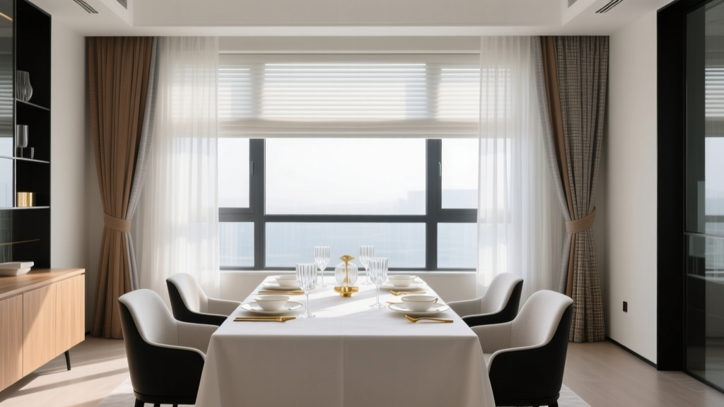 25 Dining Room Window Treatment Ideas