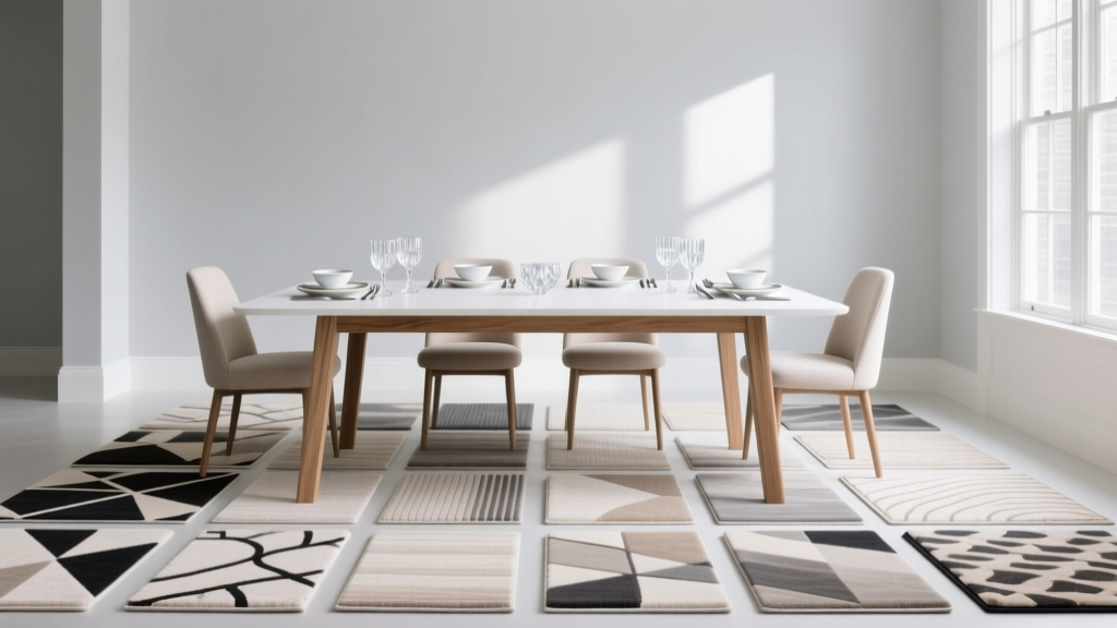 25 Dining Room Rug Sizes That Work Under Tables