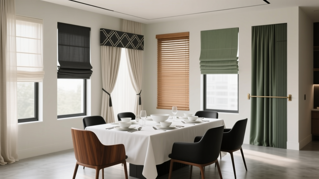7 Dining Room Window Treatment Ideas