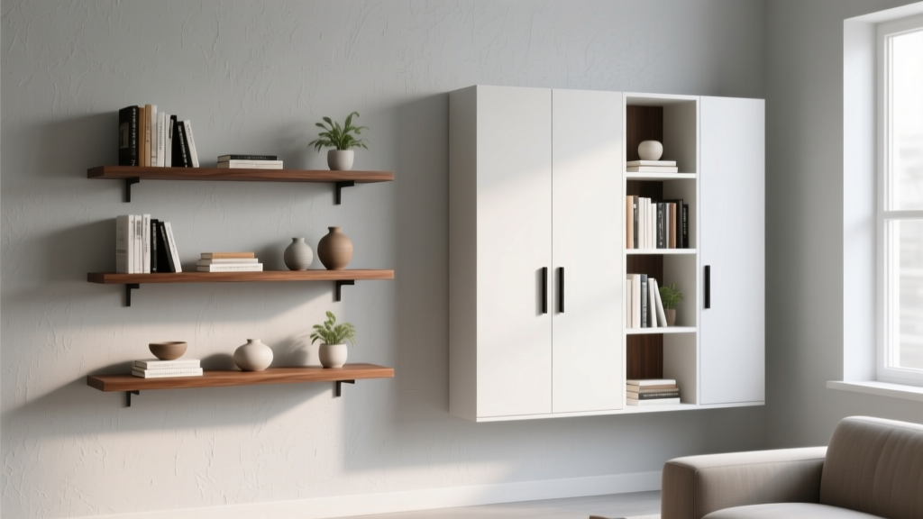 Floating Shelves Vs Bookcases Wall Storage Compared