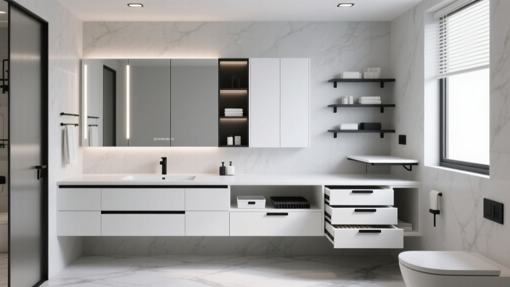 7 Bathroom Vanity Storage Ideas For Small Spaces