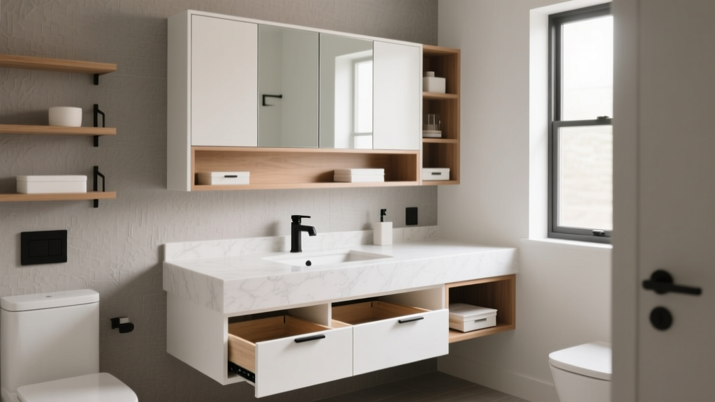 20 Bathroom Vanity Storage Ideas For Small Spaces