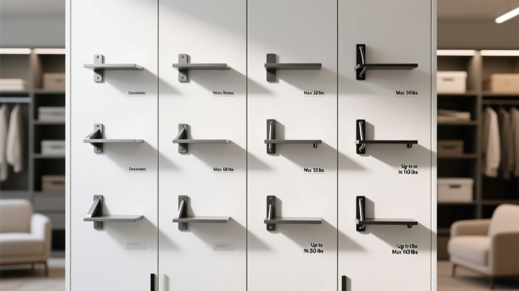 10 Shelving Bracket Types And Weight Capacities