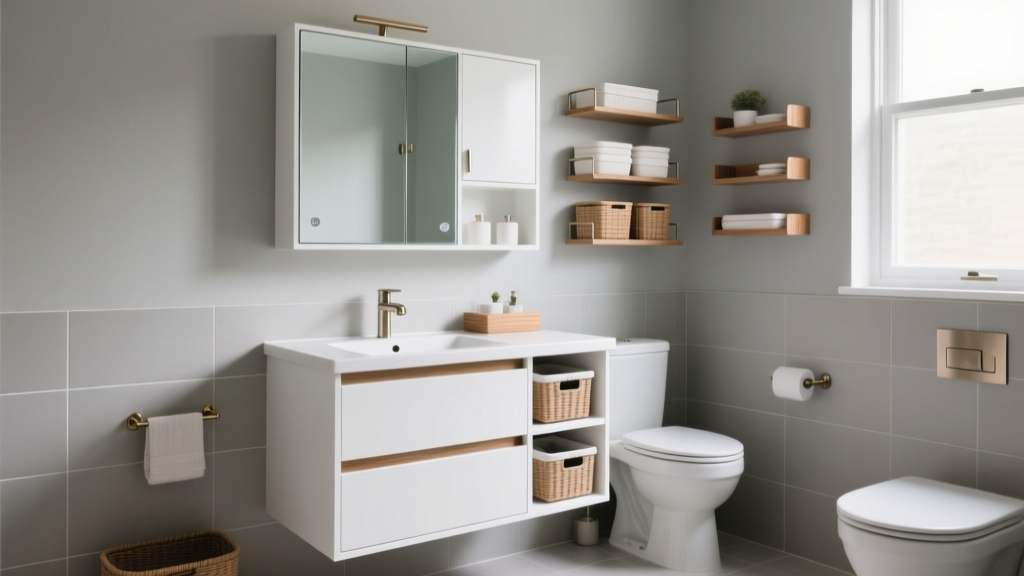 30 Bathroom Vanity Storage Ideas For Small Spaces