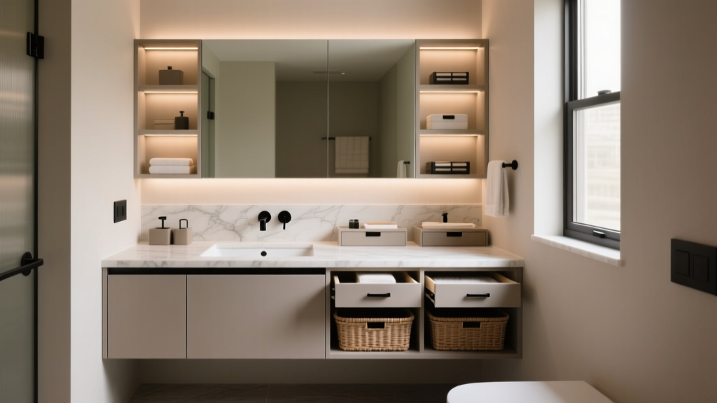 15 Bathroom Vanity Storage Ideas For Small Spaces