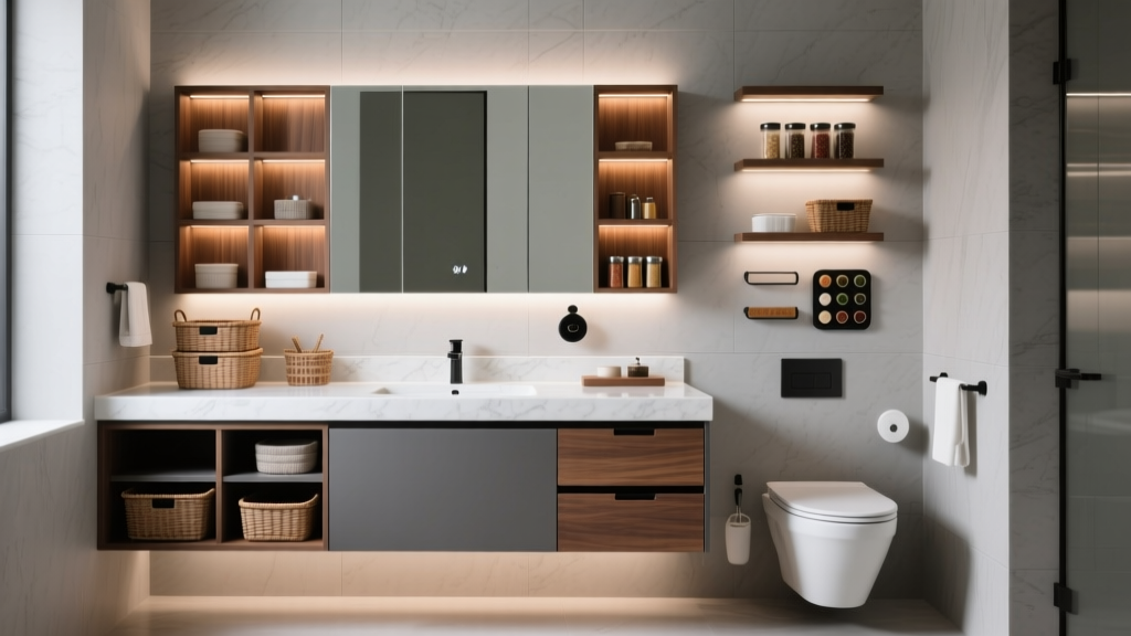12 Bathroom Vanity Storage Ideas For Small Spaces