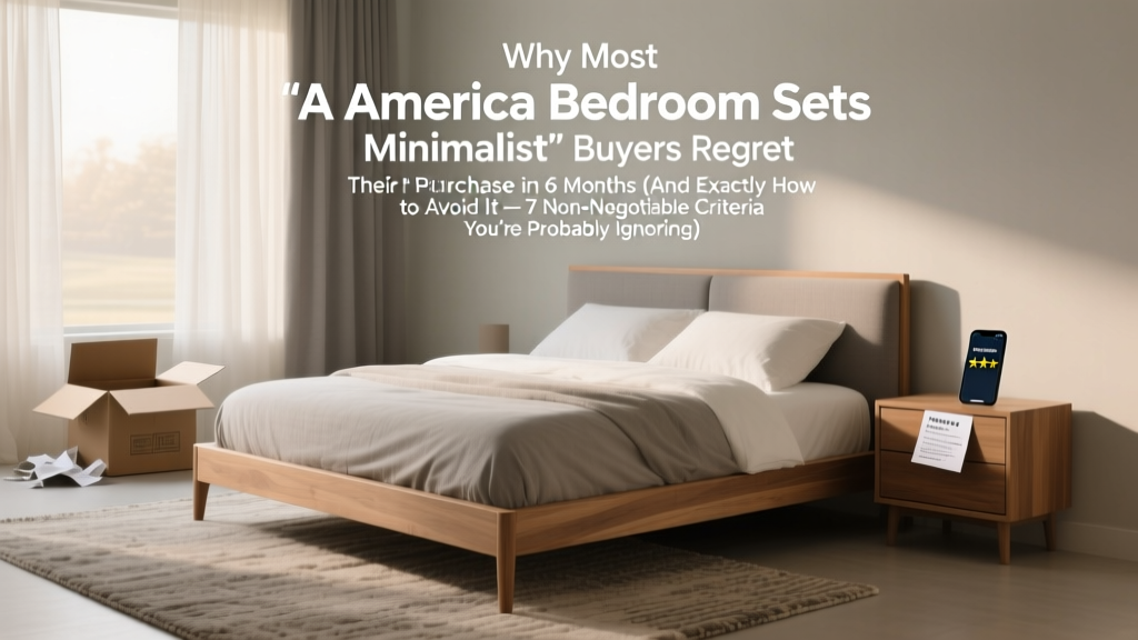 Why Most 'a america bedroom sets minimalist' Buyers Regret Their Purchase in 6 Months (And Exactly How to Avoid It — 7 Non-Negotiable Criteria You’re Probably Ignoring)
