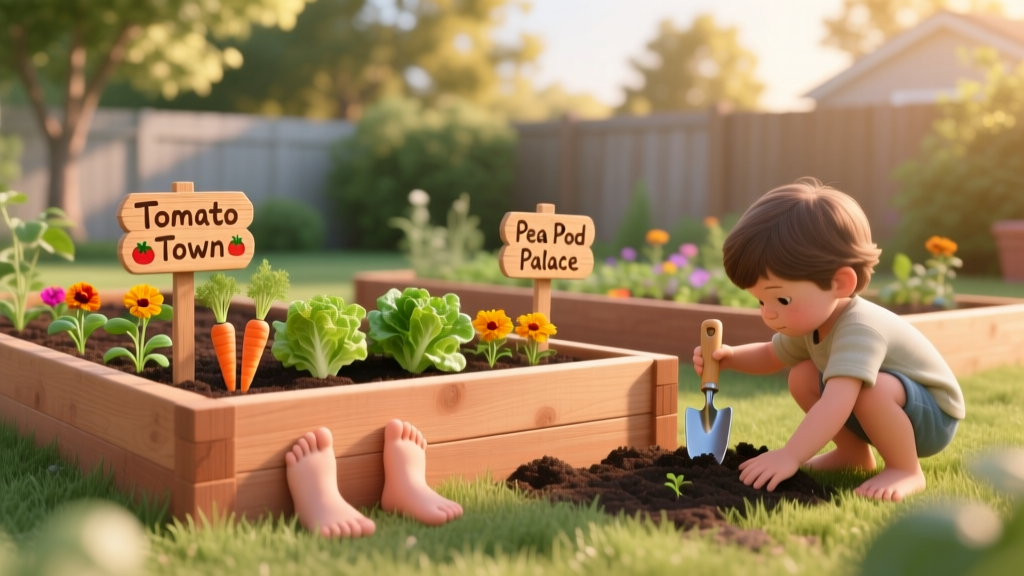 Backyard Children's Garden Project Ideas