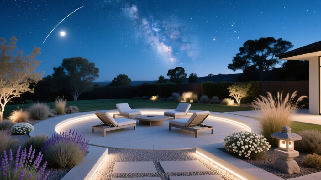Backyard Stargazing Garden Layout