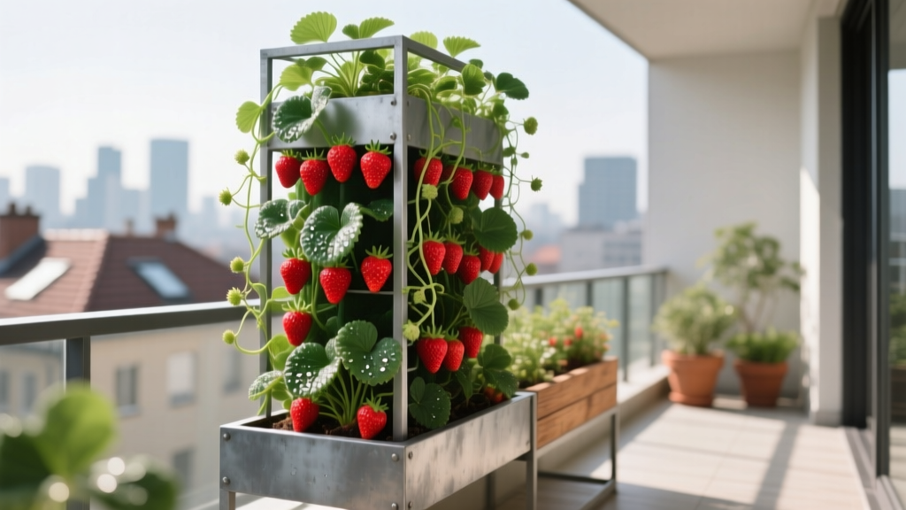 Balcony Strawberry Tower Garden