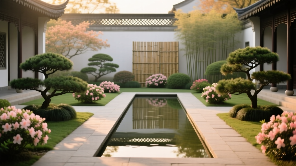 Courtyard Classical symmetry Garden