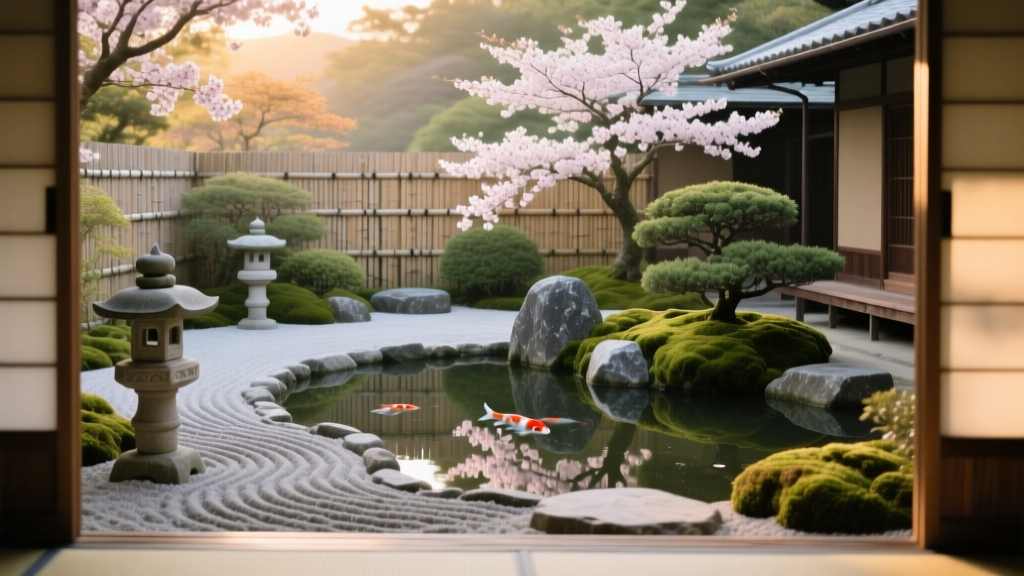 Courtyard Japanese Garden Design