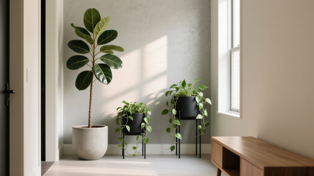 Entryway Plant Arrangements That Impress
